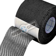 Load image into Gallery viewer, Kinesiology Physiotherapy Tape - Black (12 Rolls)