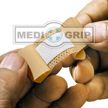 Load image into Gallery viewer, Medigrip Stretch First Aid Dressing Fabric (Pack of 100) Strong Adhesion Flexible Joints