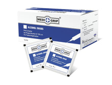 Load image into Gallery viewer, Medigrip Alcohol Swabs Pre-Injection Prep & Disinfecting Wipes 70% Iso Propyl Alcohol IP v/v  (1000 Units)