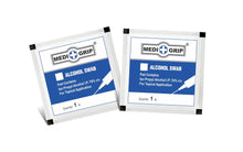 Load image into Gallery viewer, Medigrip Alcohol Swabs Pre-Injection Prep & Disinfecting Wipes 70% Iso Propyl Alcohol IP v/v  (100 Units)