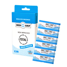 Load image into Gallery viewer, Medigrip Washproof Adhesive First Aid Plaster (Pack of 100) Superior Water Protection
