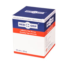 Load image into Gallery viewer, Medigrip Non Woven Dressing Tape (Stretch) 10 m x 10 cm (Pack of 6 rolls)
