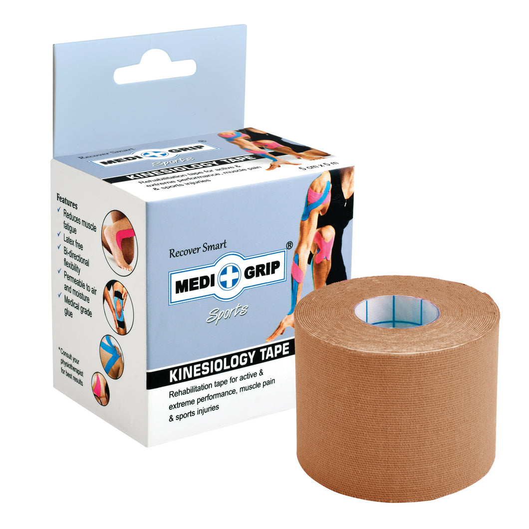 Kinesiology Physiotherapy Tape - Brown (1 Roll)