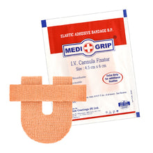 Load image into Gallery viewer, Medigrip Elastic Adhesive Bandage I.V. Cannula Fixator Dressing (100 pieces) Strong Adhesion
