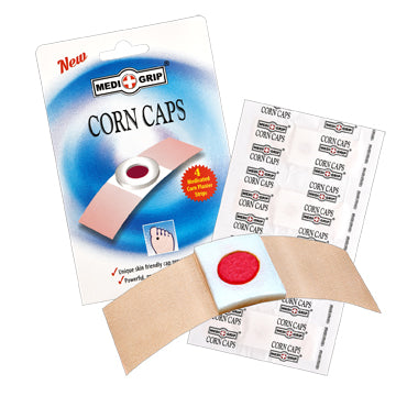 Medigrip - Corn Caps Adhesive Band Aid (Pack of 12)