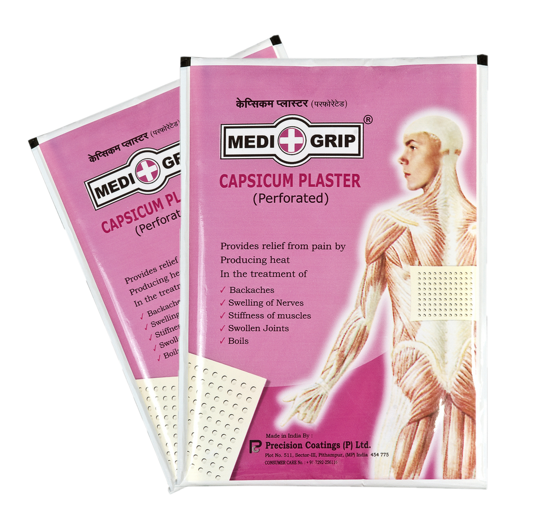 Medigrip Pain Relief Capsicum Plaster (Pack of 20)